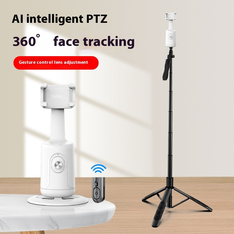 360 Auto Face Tracking AI,  Auto Phone Tripod Holder For Smartphones