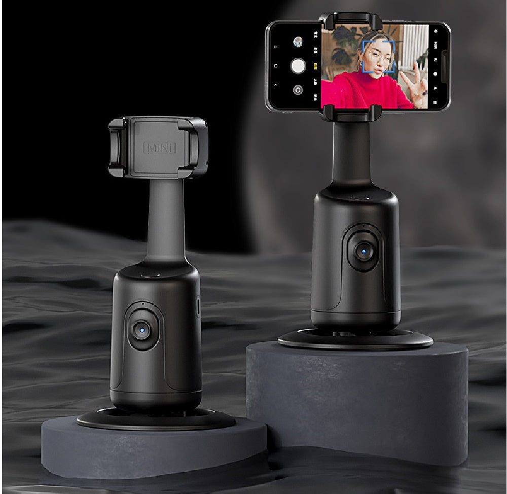 360 Auto Face Tracking AI,  Auto Phone Tripod Holder For Smartphones