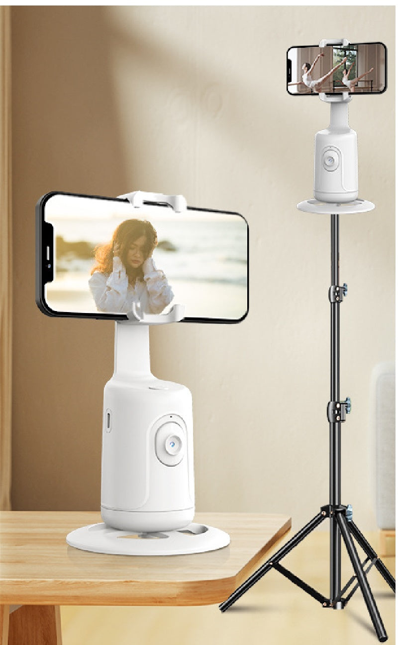 360 Auto Face Tracking AI,  Auto Phone Tripod Holder For Smartphones